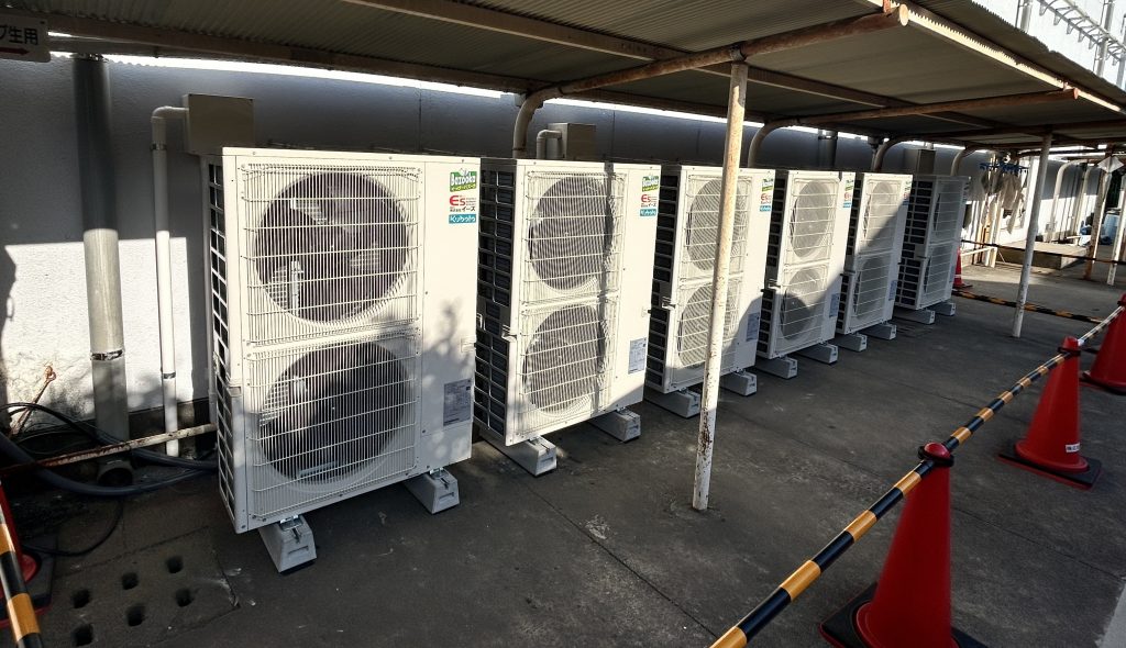 体育館　空調工事